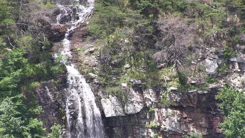 Waterfall zoom Stock Footage 91947078