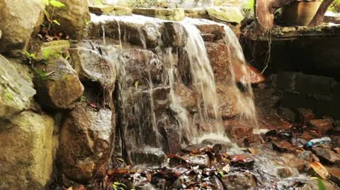 Waterfall14 Video stock 10871491
