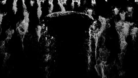WaterfallGate foam Video stock 344803410