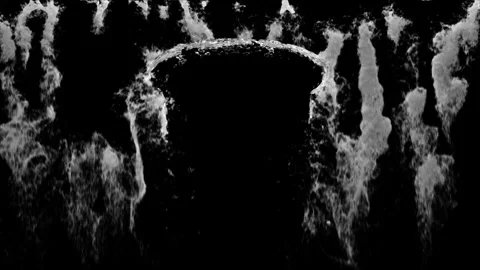 WaterfallGate loop Stock Footage 344803406