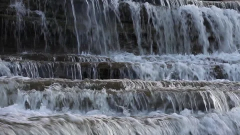 WaterfallHD close Stock Footage 131780608