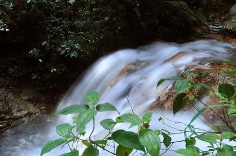 Waterfall,Rawang,Malaysia. Stock Photos