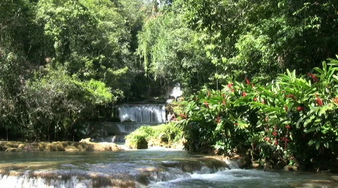 Waterfalls 01 HD Stock Footage 307011