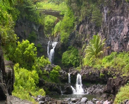 Waterfalls 02 Stock Footage 131179