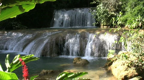 Waterfalls 02 HD 스톡 동영상 307020