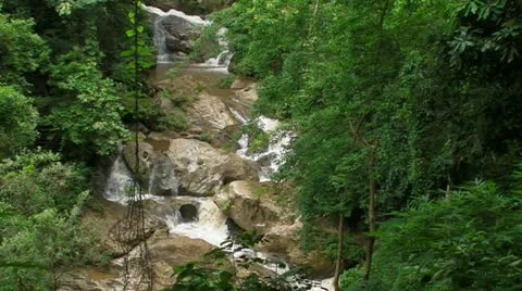 Waterfalls from Above Video stock 11315513