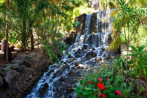 WATERFALLS CASCADING Stock Photos