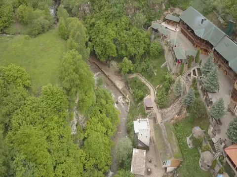 Waterfalls in the Caucasus 2 Stock Footage 76807948