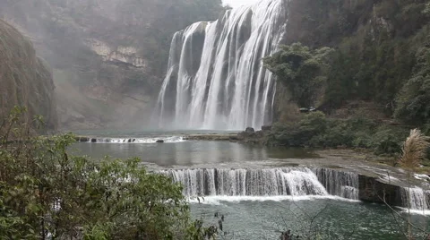 Waterfalls in China Stock Footage 2190185