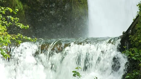 Waterfalls close-up Stock Footage 1037694