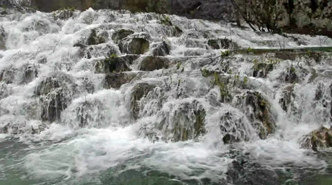 Waterfalls in Croatia Stock Footage 25331882