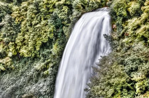 Waterfalls in deep forest Stock Photos