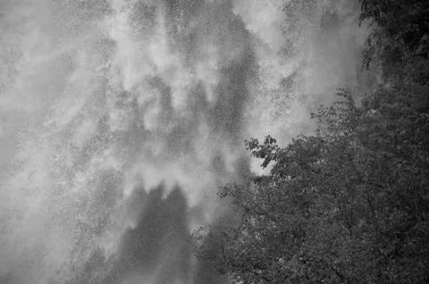 Waterfalls in deep forest Stock Photos