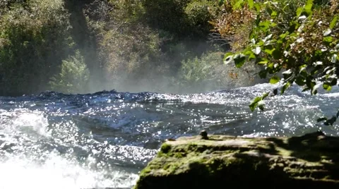 Waterfalls Edge Stock Footage 54679812