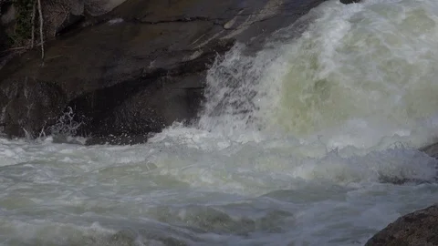 Waterfalls at the Grottos, Roaring Fork River, Aspen, Colorado. Stock Footage 118725924