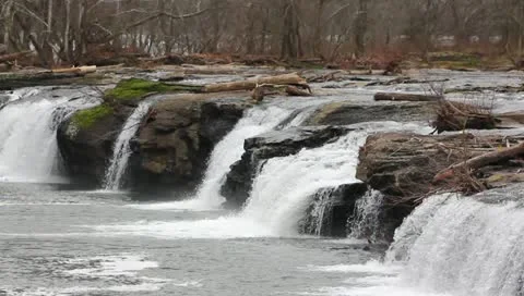 Waterfalls of Hinton Stock Footage 10736535