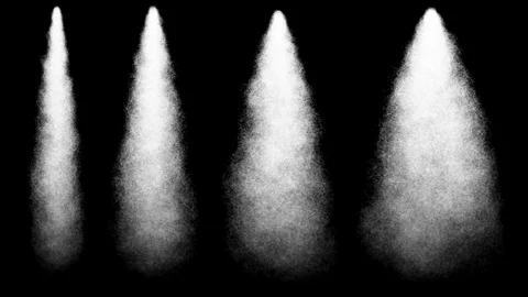 Waterfalls motion graphics with dark background Stock Footage 124035192