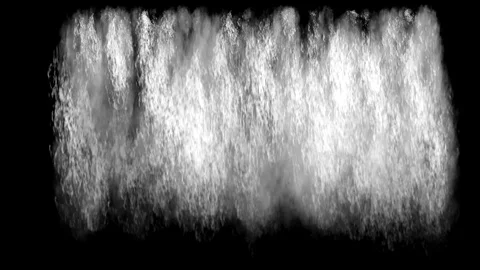 Waterfalls motion graphics with dark background Stock Footage 124186249