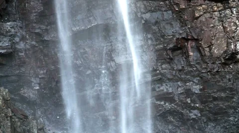 Waterfalls in the Mountains Norway, loop Stock Footage 8512162