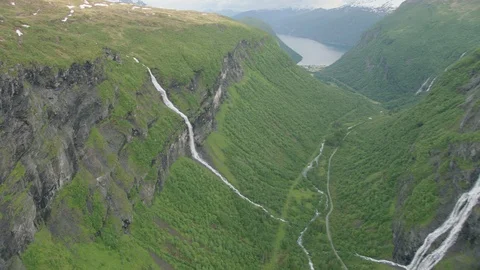 Waterfalls in Norway Vídeos de archivo 89303271