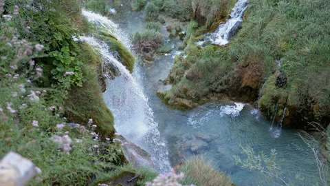 Waterfalls in Plitvice Lakes Park Stock Footage 293246778