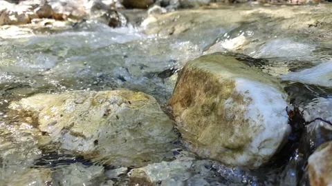 Waterfalls river flowing Stock Footage 139298577