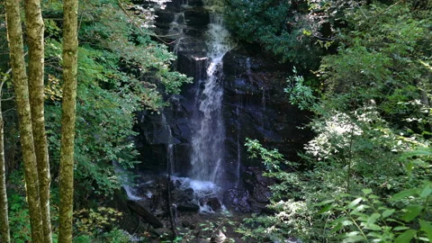 Waterfalls Soco Falls, 4k Stock Footage 140484273
