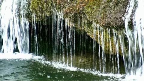 Waterfalls in the source of the Rio Mundo, Stock Footage 112625443