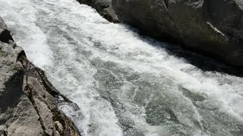 Waterfalls Stream Flow Movement Background Stock Footage 22332145