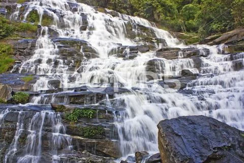 Waterfalls, streams, thailand Stock Photos