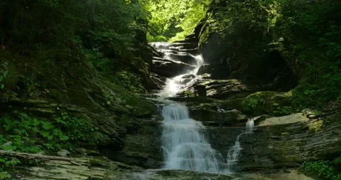 Waterfalls time-lapse 4K Stock Footage 159306853