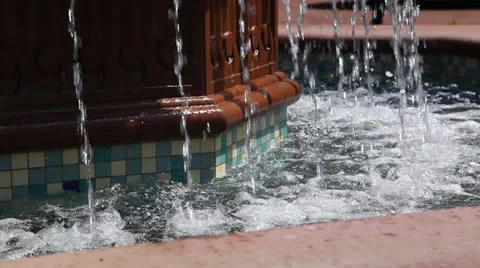 Waterfountain Stock Footage 25454576