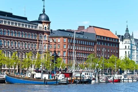 Waterfront Helsinki. Stock Photos