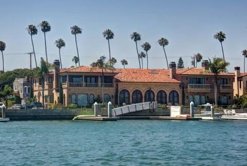 Waterfront Homes Foto stock