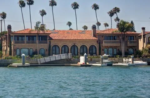 Waterfront Homes Stock-Fotos