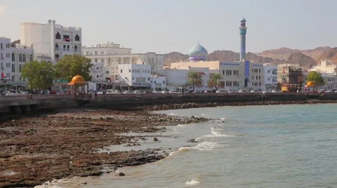 Waterfront of Muttrah, Oman 库存影片 57943521