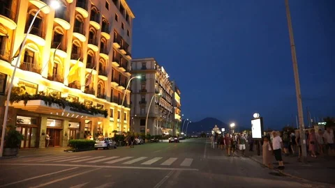 Waterfront naples Stock Footage 128453079