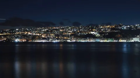 Waterfront naples Stock Footage 128453296