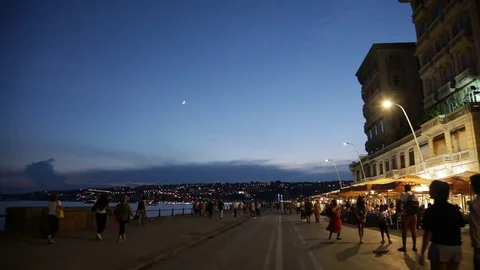 Waterfront naples Video stock 128453316