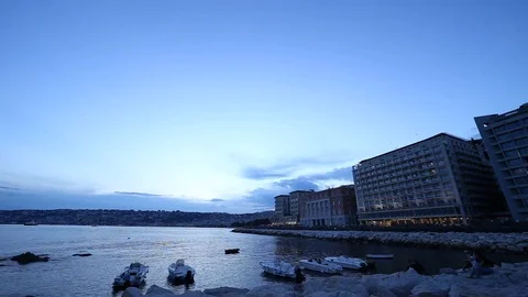 Waterfront naples Video stock 128453611