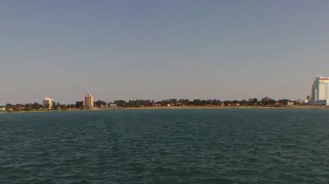 Waterfront Pan (HD) Stock Footage 11397569