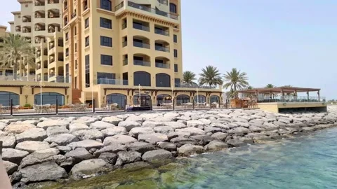 Waterfront resort Stock Footage 193994024