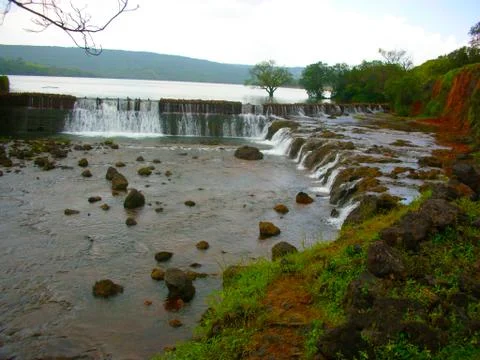 A waterfront in spring Stock Photos