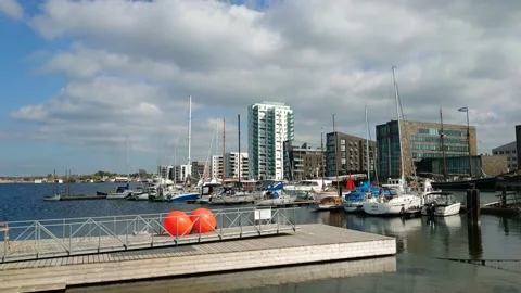 Waterfront in timelapse Stock Footage 190502098