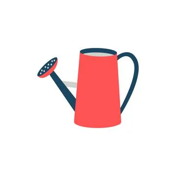 Watering can icon vector isolated on white background. Stock Illustration