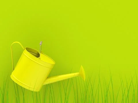 The watering can Stock Illustration