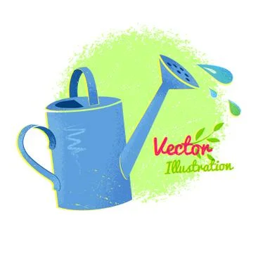 Watering can Stock Illustration