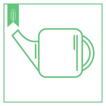 Watering can Stock Illustration