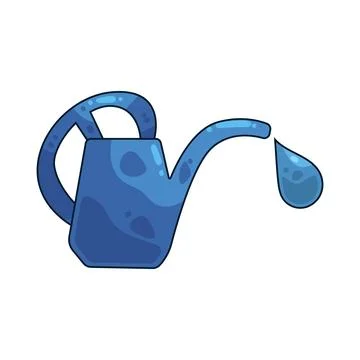 Watering Can illustration Stock Illustration