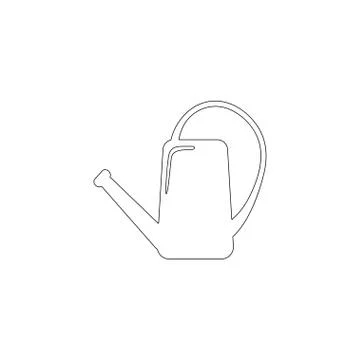 Watering can irrigation. flat vector icon Stock Illustration